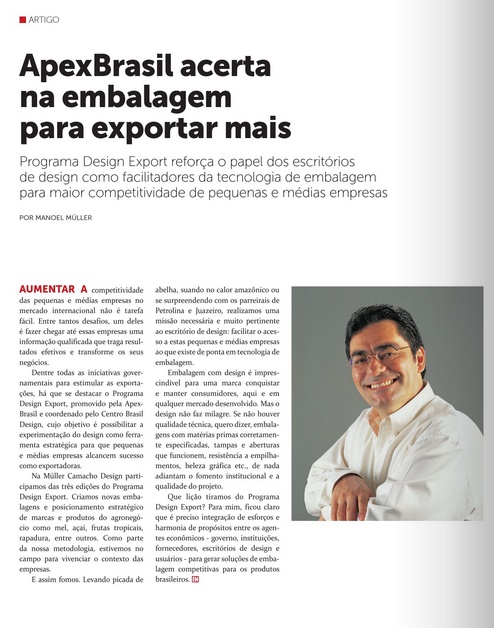 Programa Design Export é referenciado em revista de design